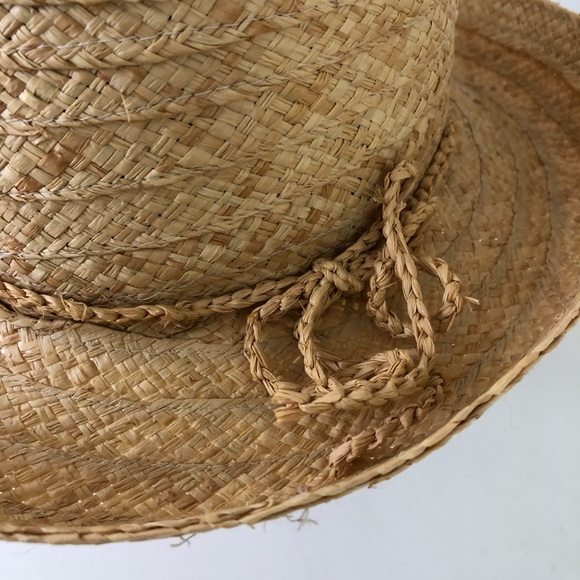 3 For $16 Sale! Straw Hat With Rolled Brim. - Picture 2 of 3
